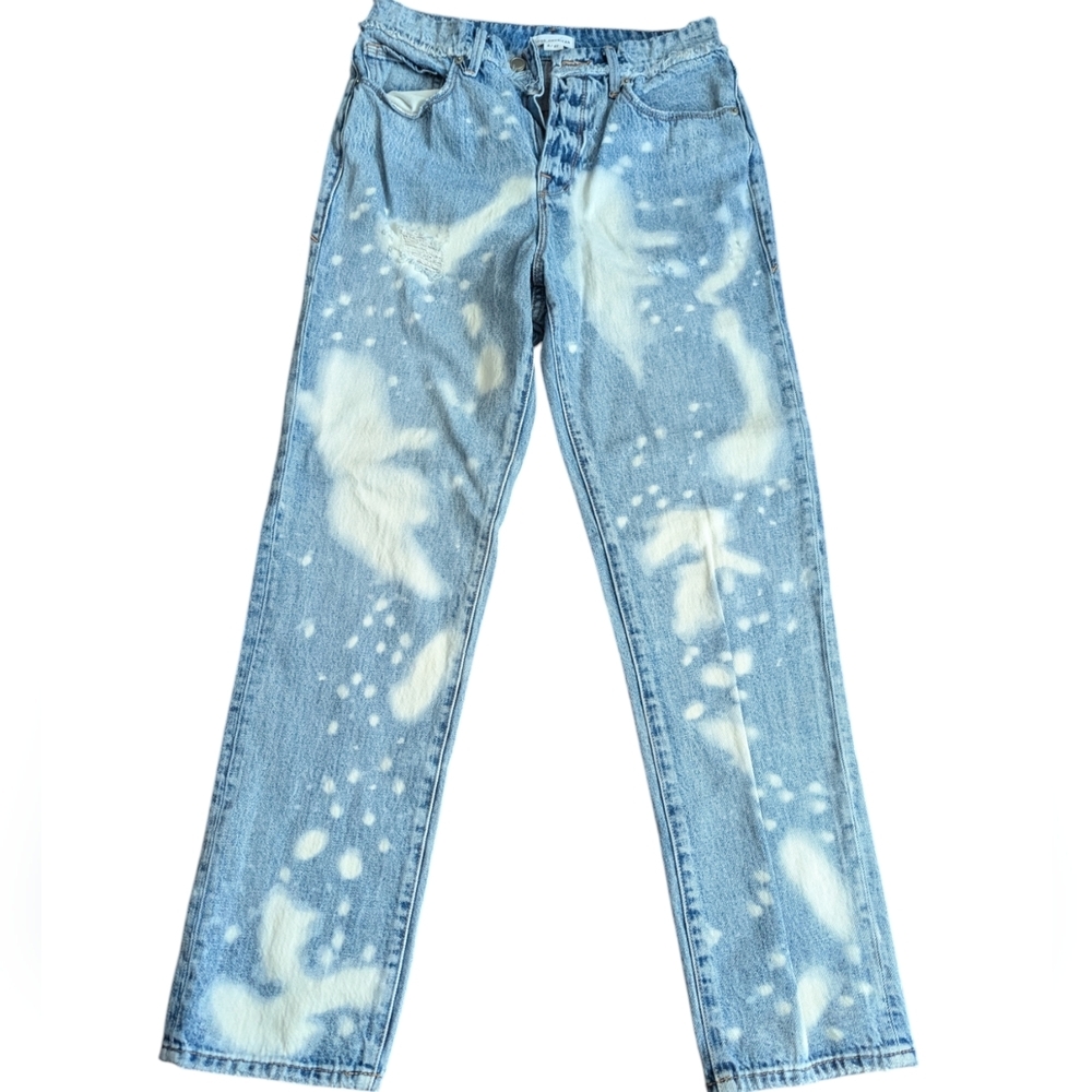 Good American Women's Good Vintage Release High Rise Bleach Jeans Sz 4